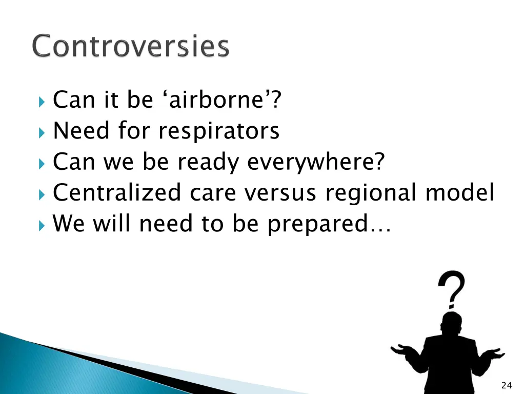 can it be airborne need for respirators