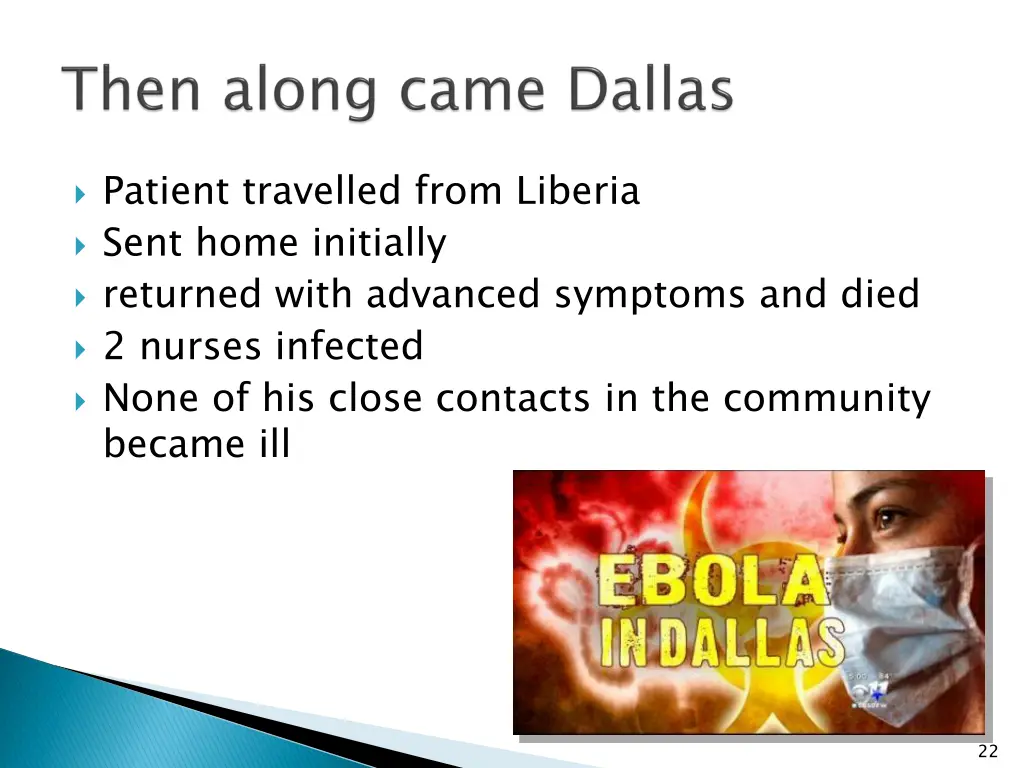 patient travelled from liberia sent home
