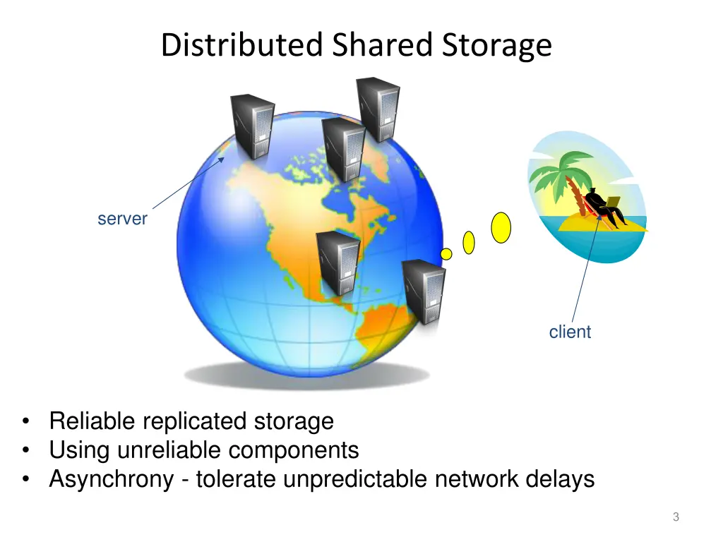 distributed shared storage