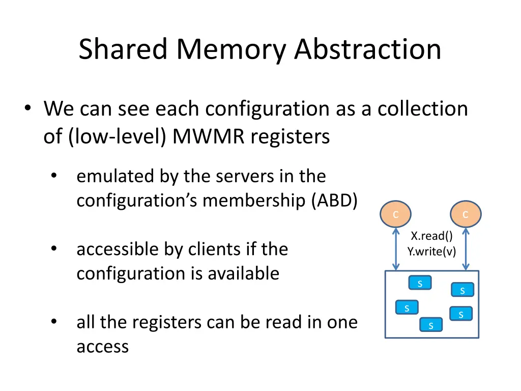 shared memory abstraction