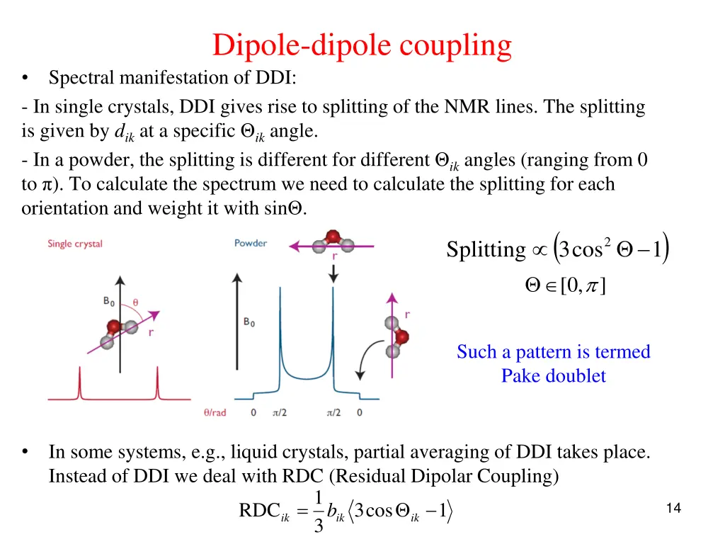 dipole dipole coupling 1
