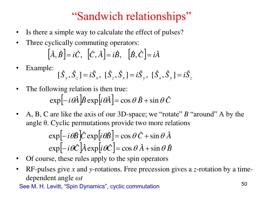 sandwich relationships