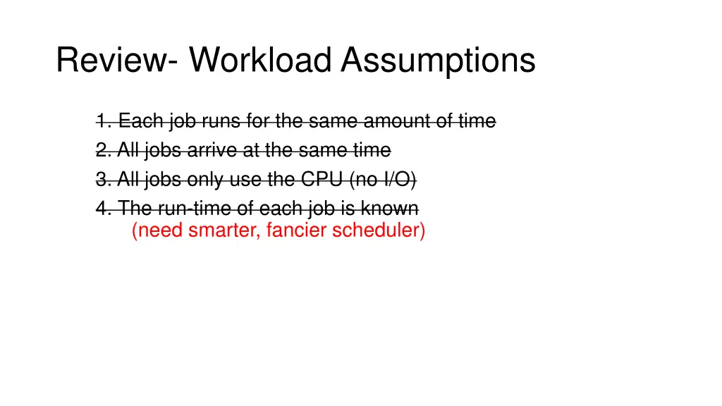 review workload assumptions