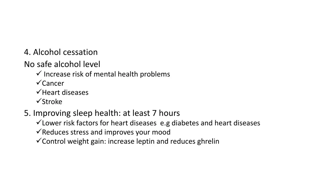 4 alcohol cessation no safe alcohol level