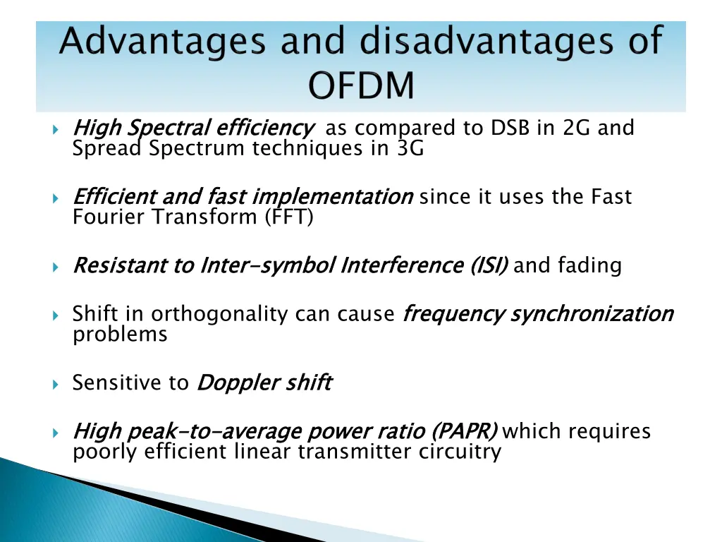 high spectral spread spectrum techniques