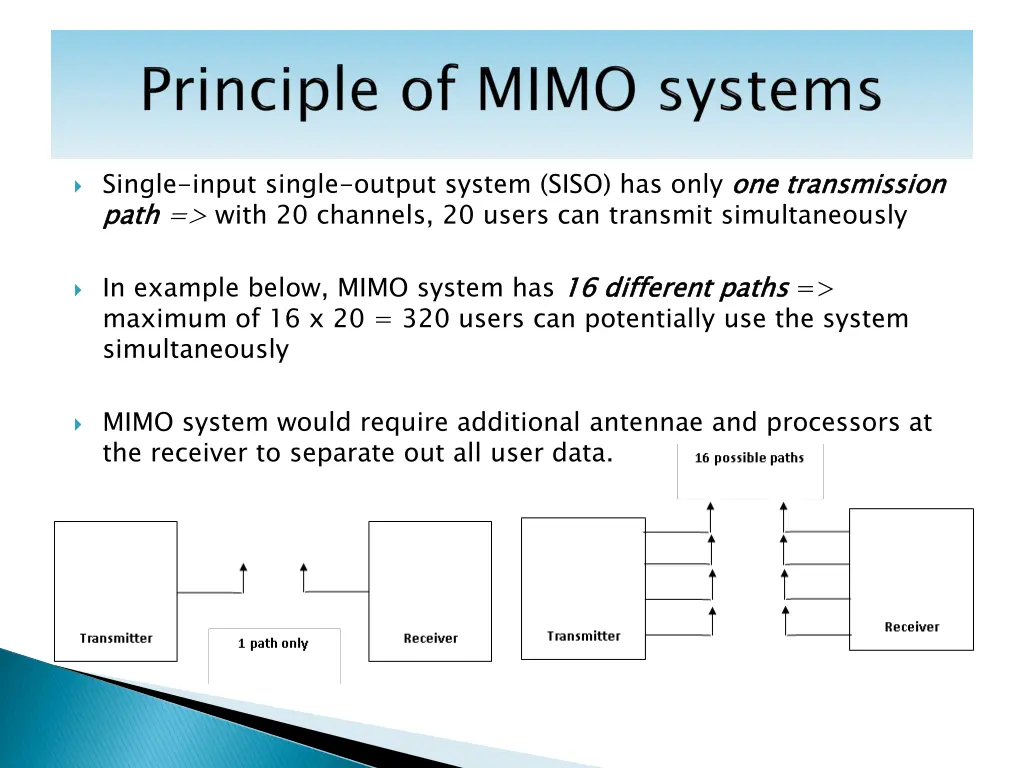 single input single output system siso has only