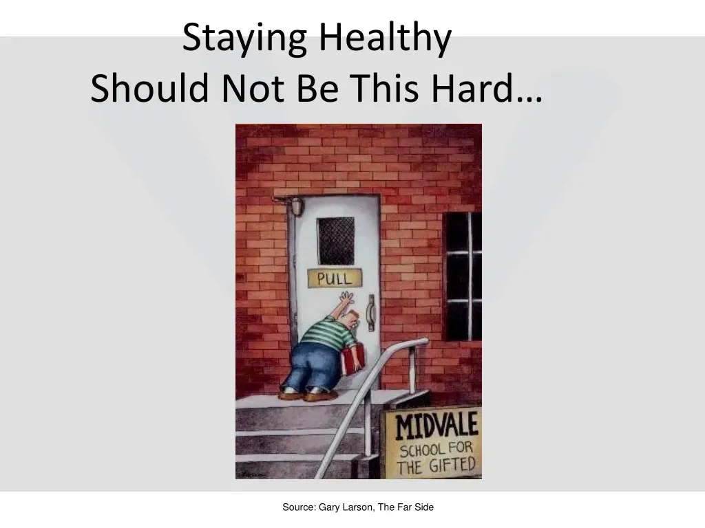 staying healthy should not be this hard