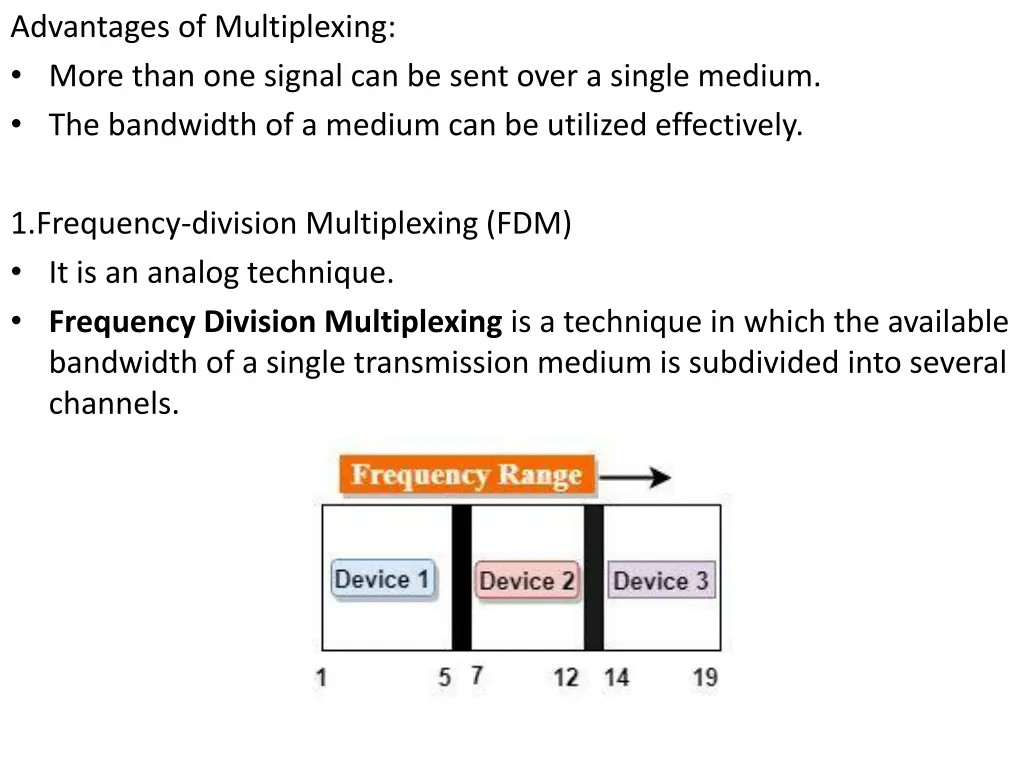 advantages of multiplexing more than one signal
