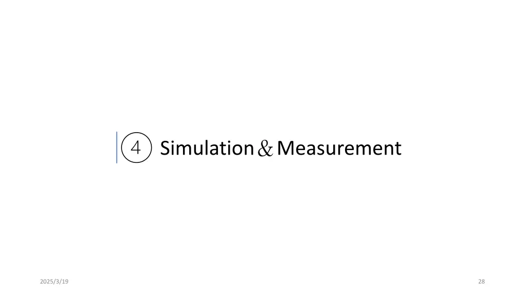 simulation measurement