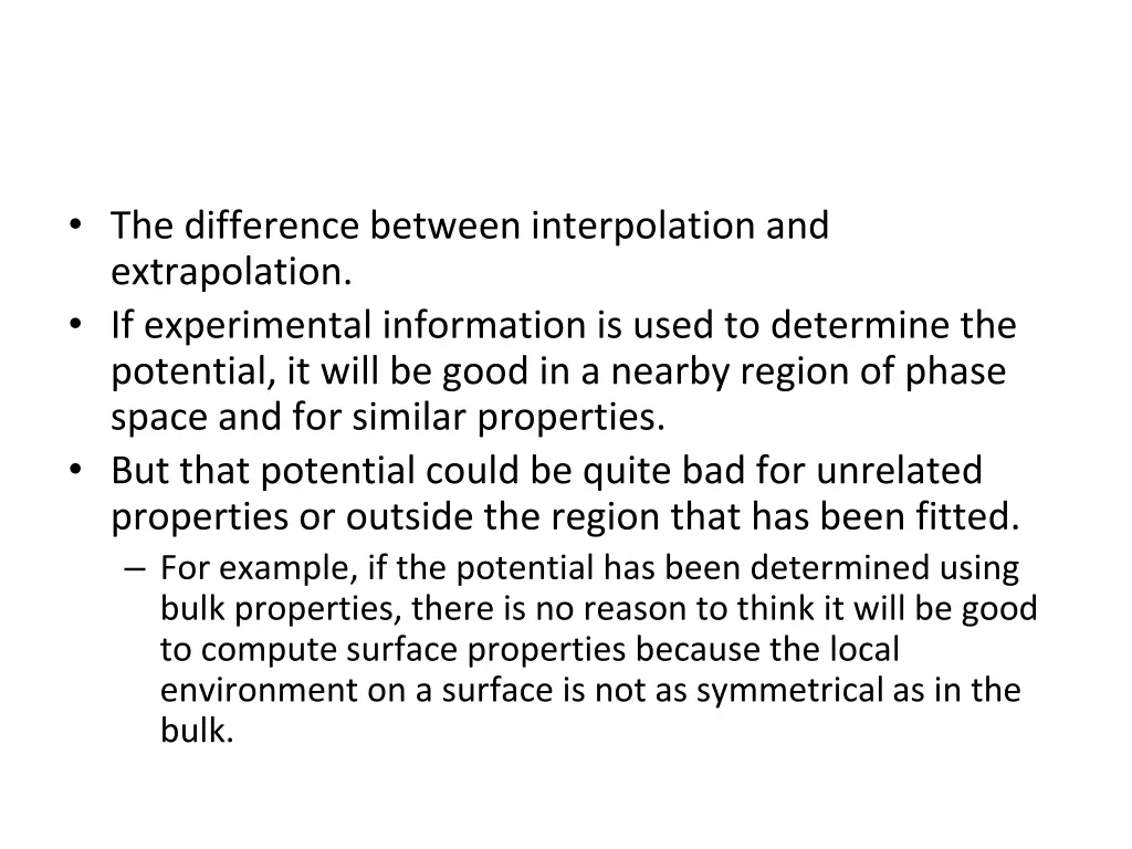 the difference between interpolation