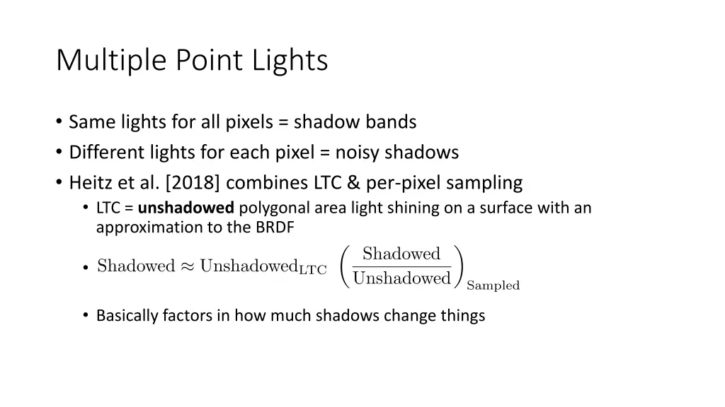 multiple point lights