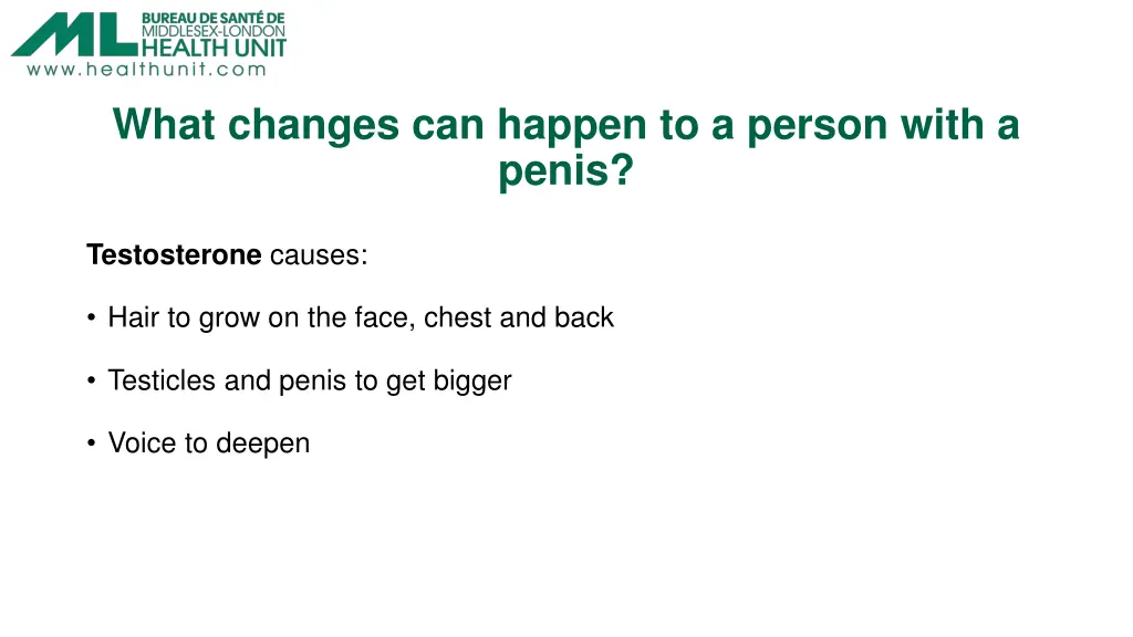 what changes can happen to a person with a penis