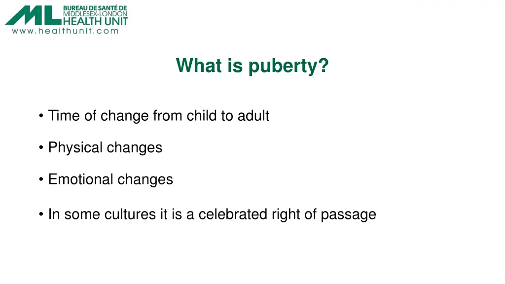 what is puberty