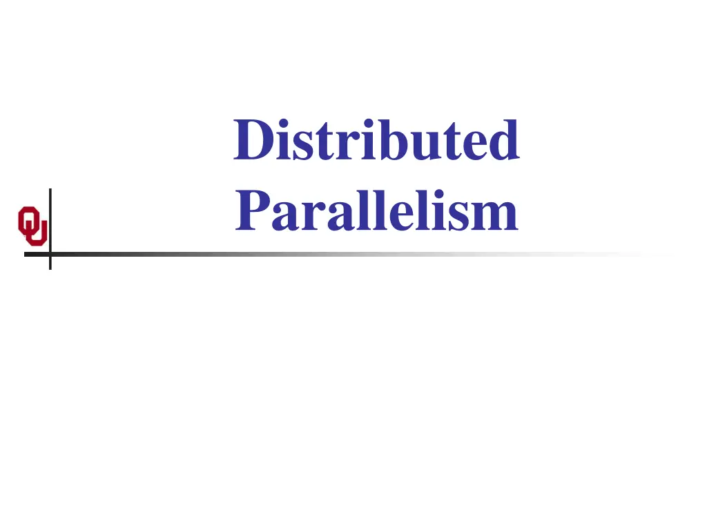 distributed parallelism