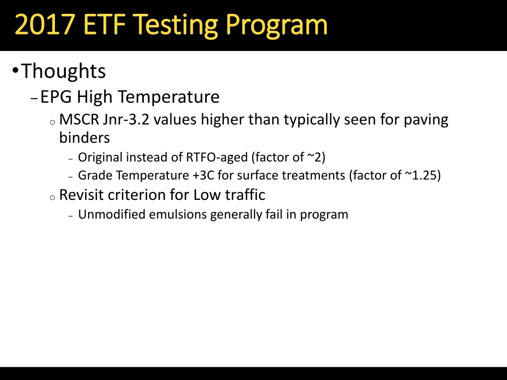 2017 etf testing program 2017 etf testing program 10