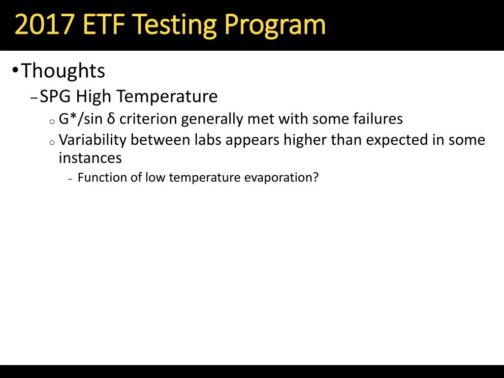 2017 etf testing program 2017 etf testing program 11