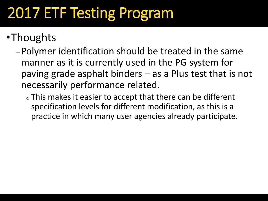 2017 etf testing program 2017 etf testing program 6