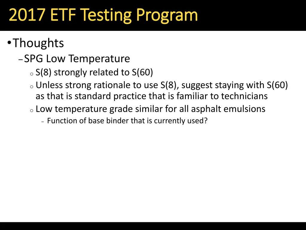 2017 etf testing program 2017 etf testing program 9