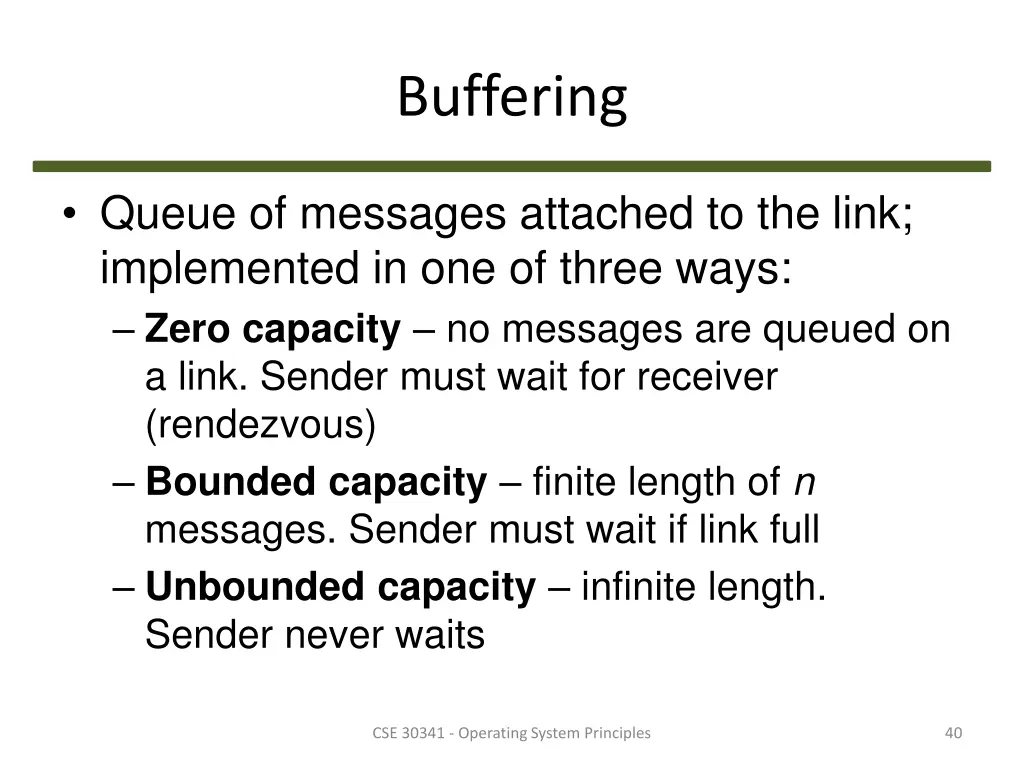 buffering