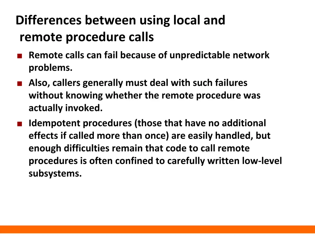 differences between using local and remote