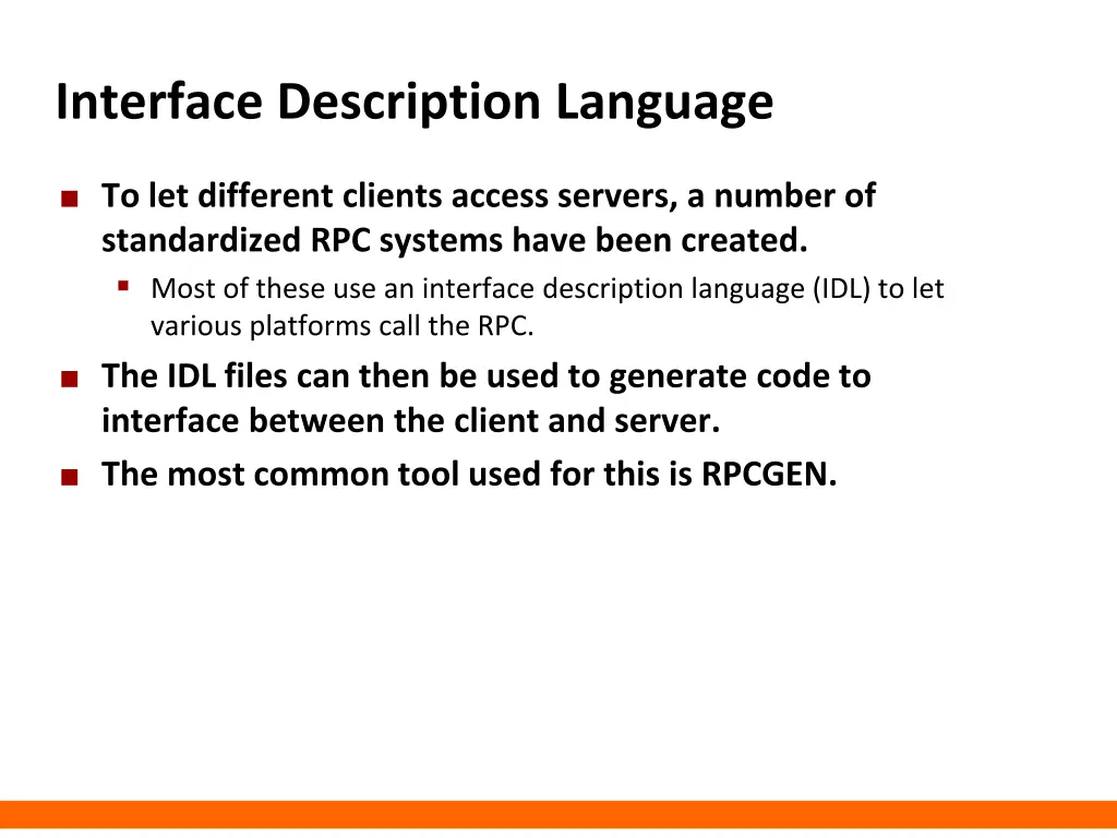 interface description language