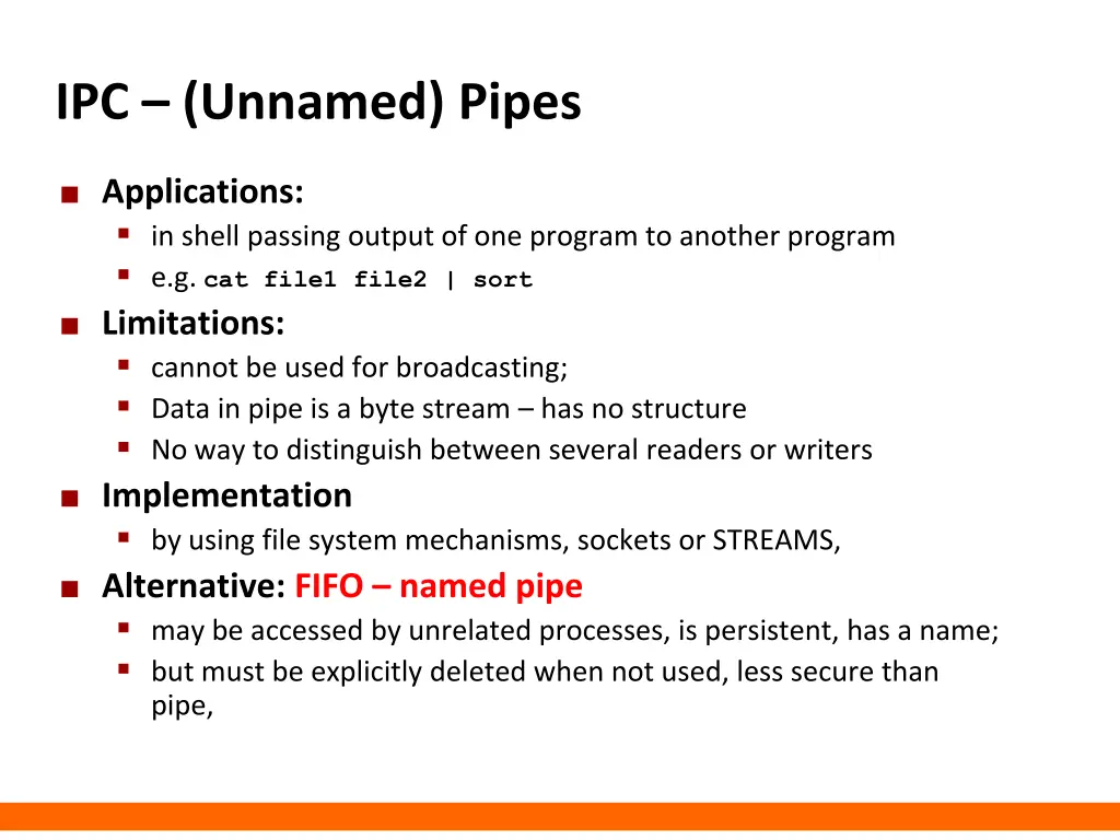 ipc unnamed pipes 1