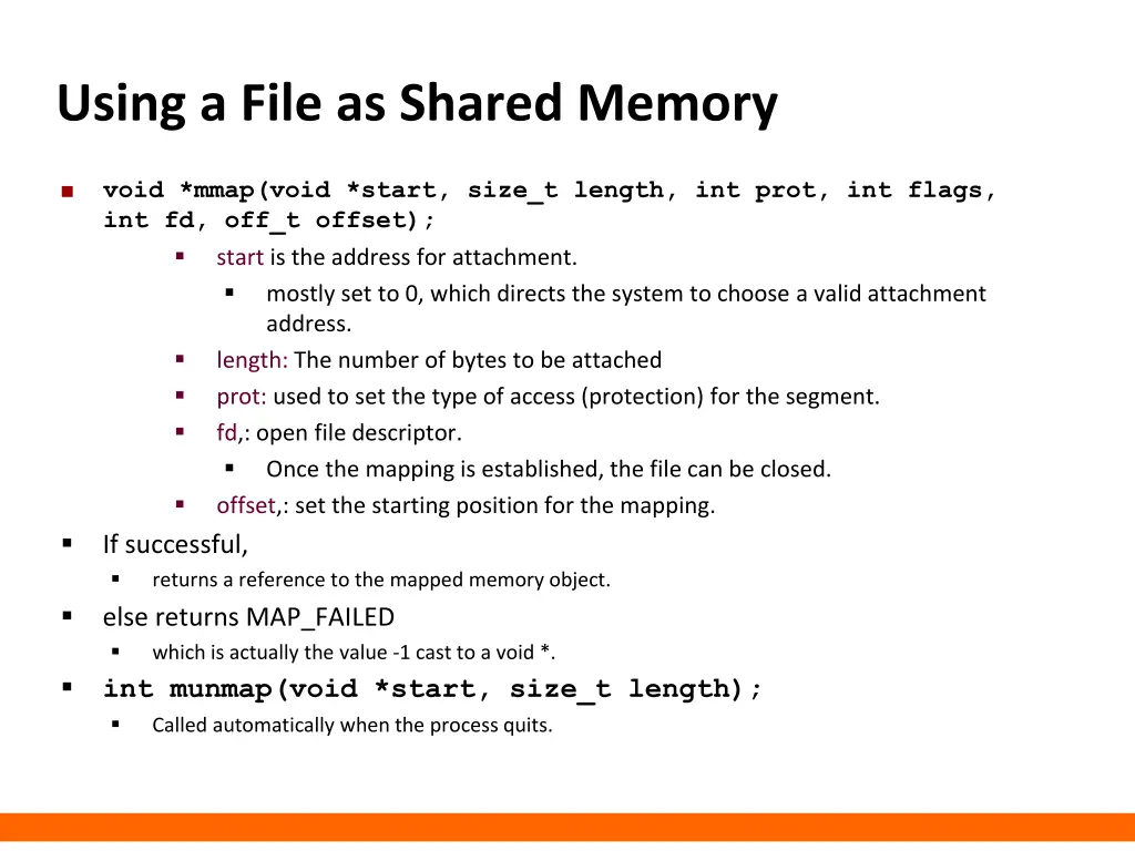 using a file as shared memory
