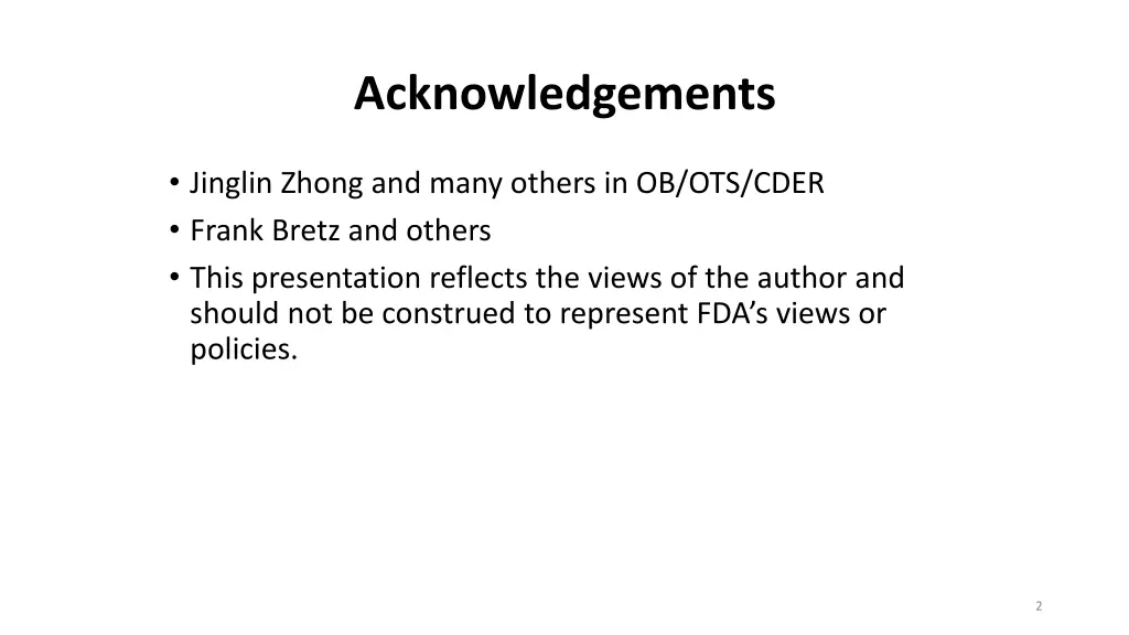 acknowledgements