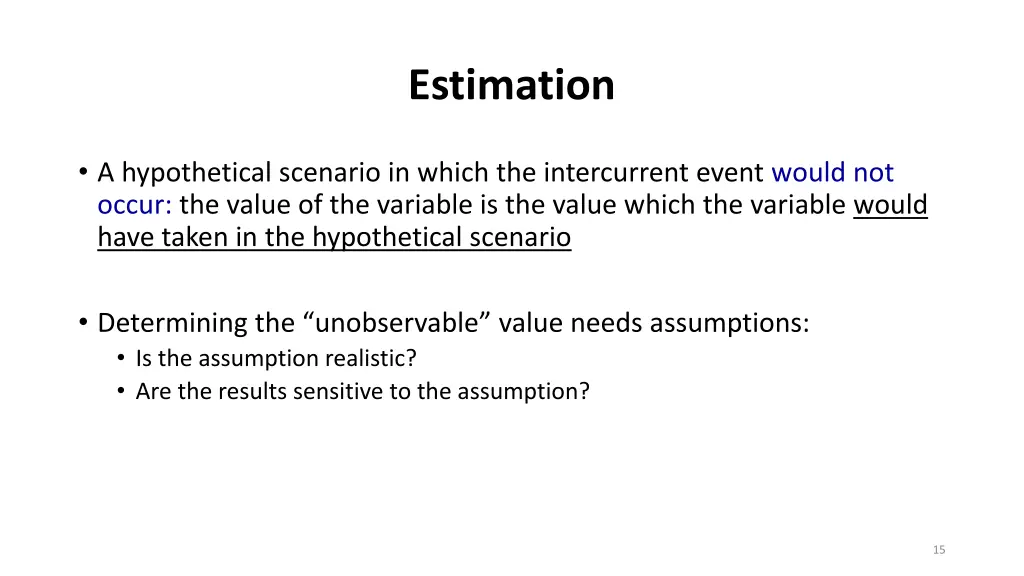 estimation