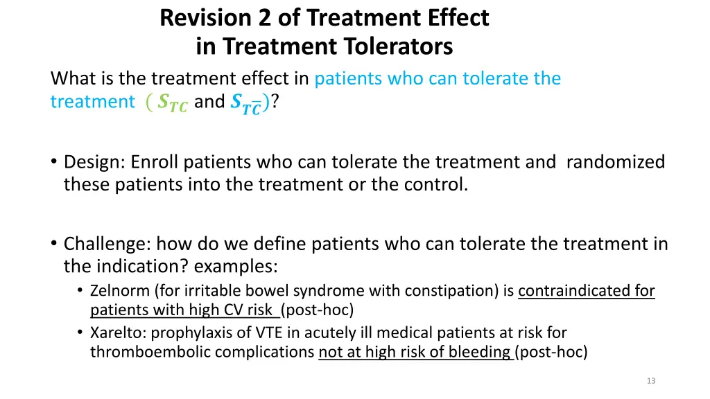 revision 2 of treatment effect in treatment