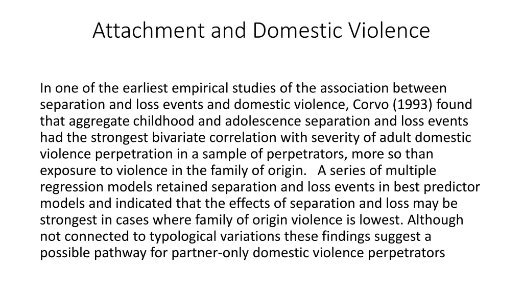 attachment and domestic violence 2