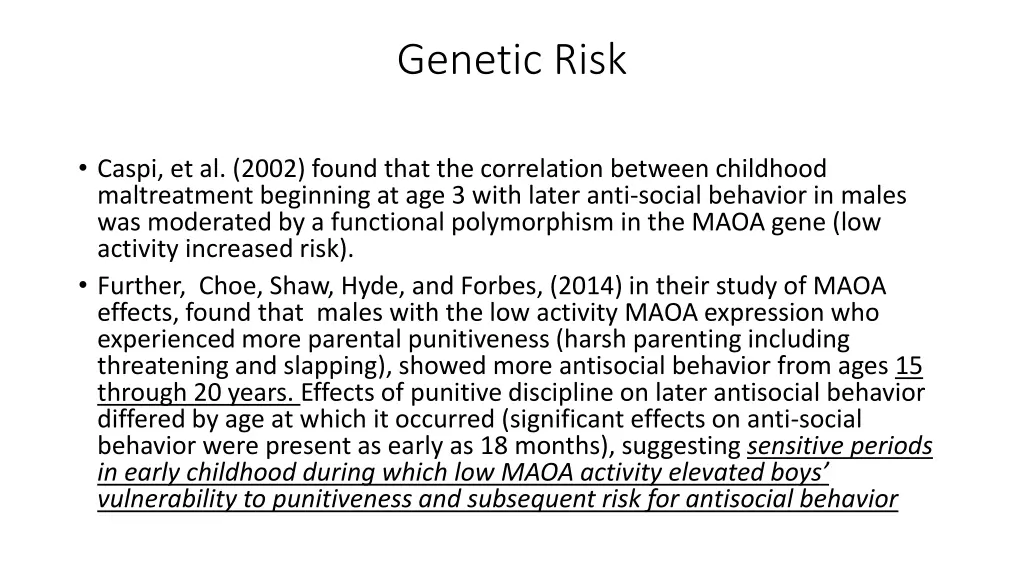genetic risk 1