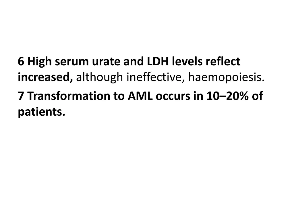 6 high serum urate and ldh levels reflect