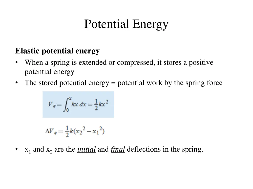 potential energy 2