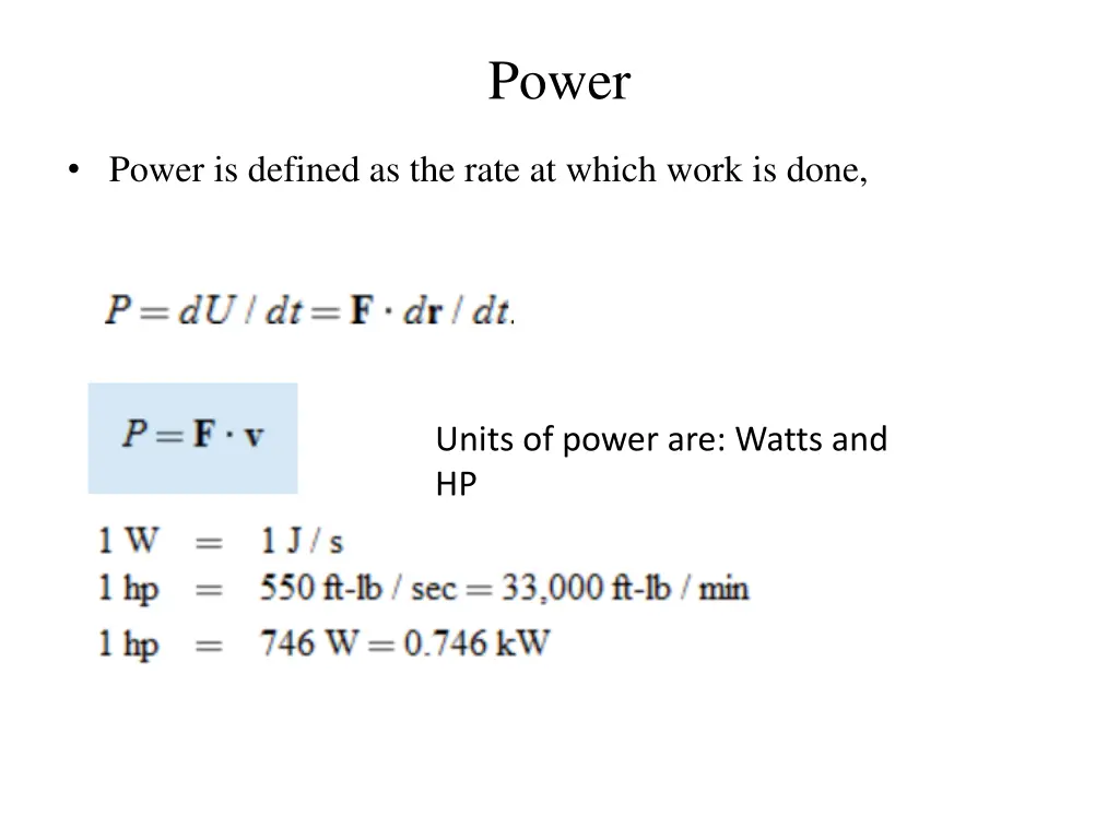power