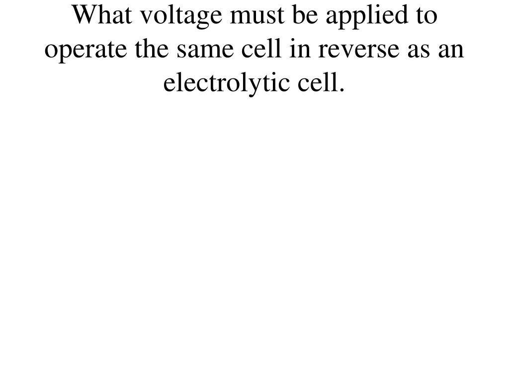 what voltage must be applied to operate the same