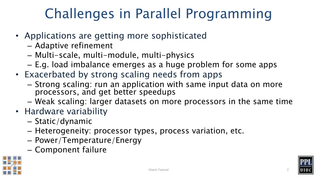 challenges in parallel programming
