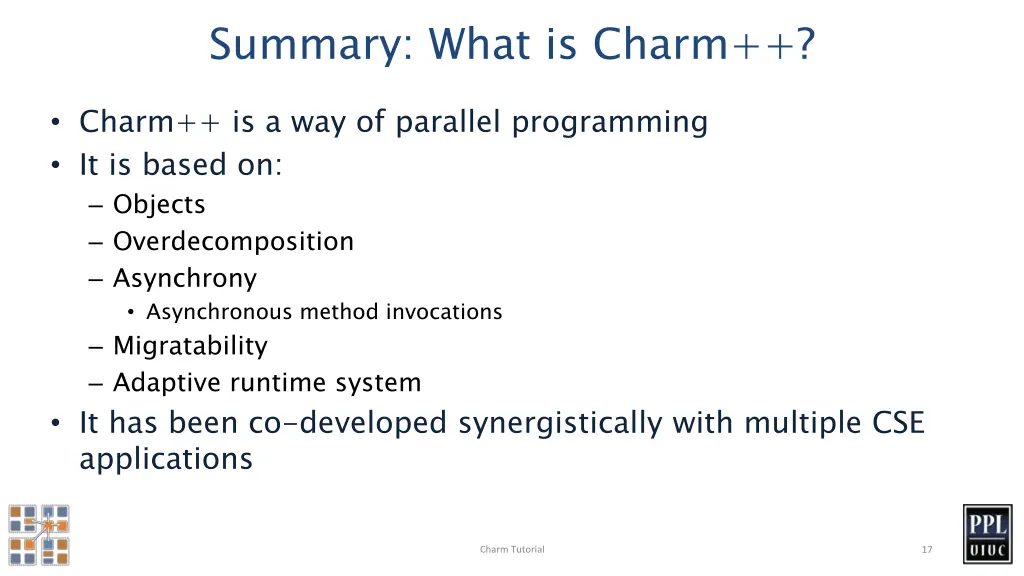 summary what is charm