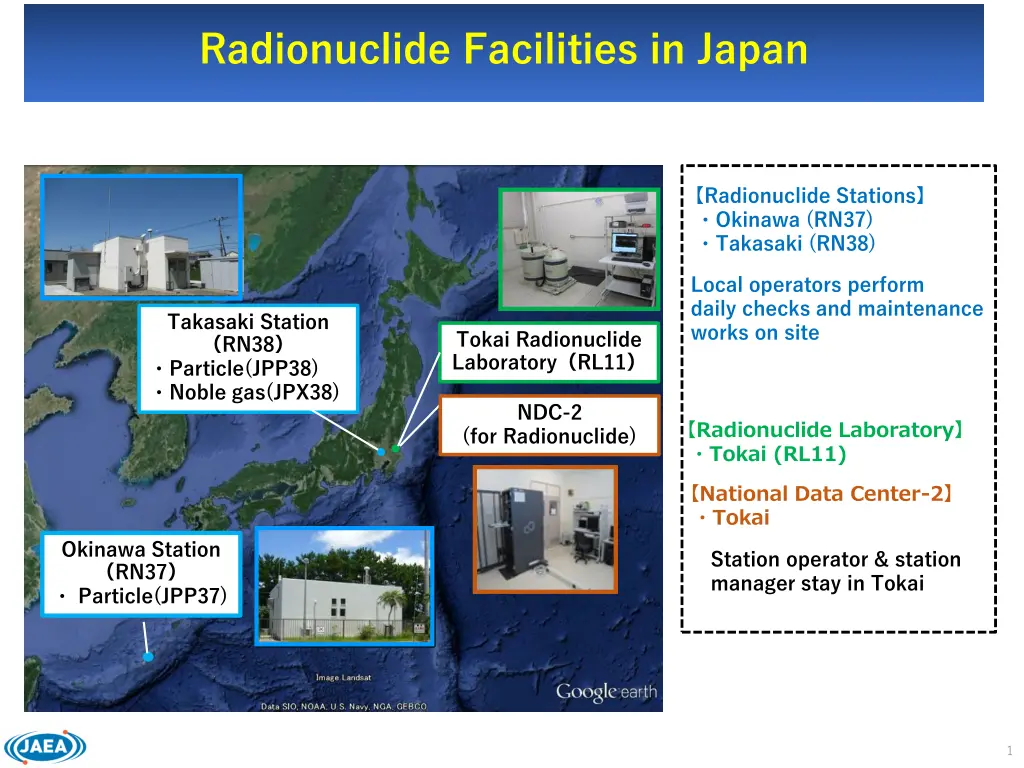 radionuclide facilities in japan