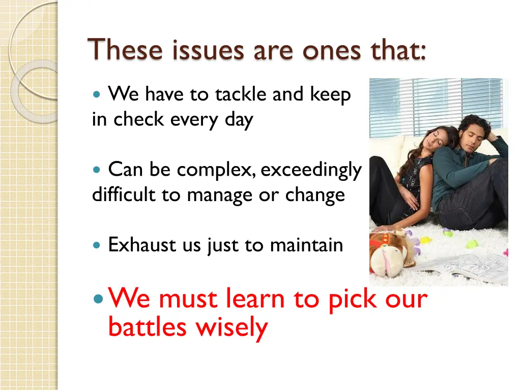 these issues are ones that
