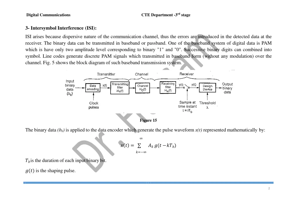 cte department 3 rd stage