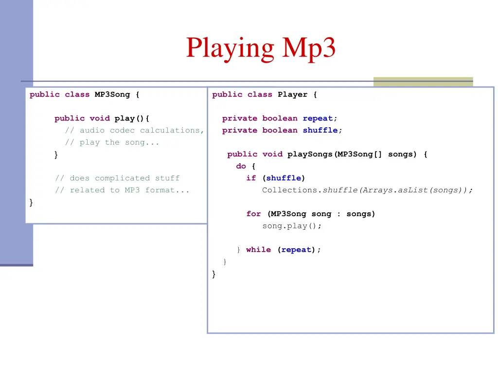 playing mp3