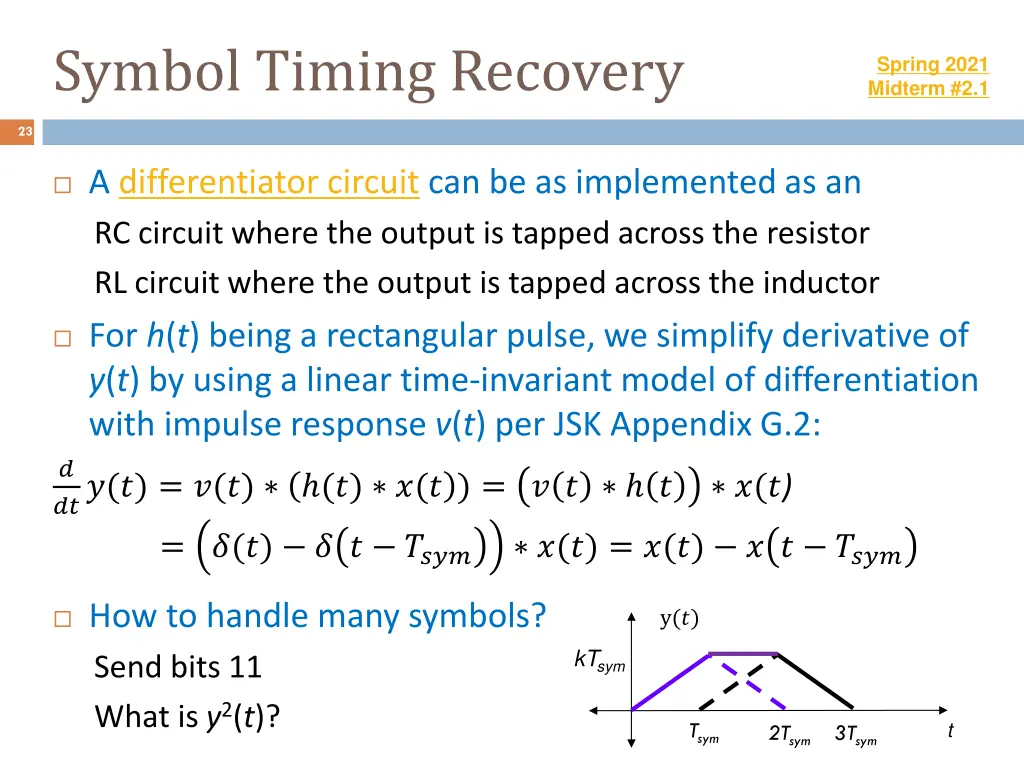 symbol timing recovery 2