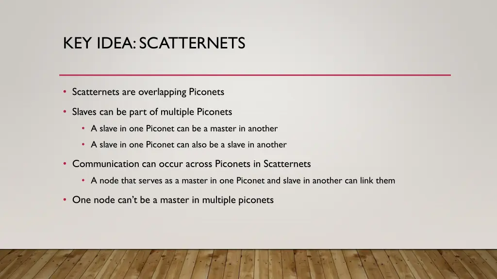 key idea scatternets