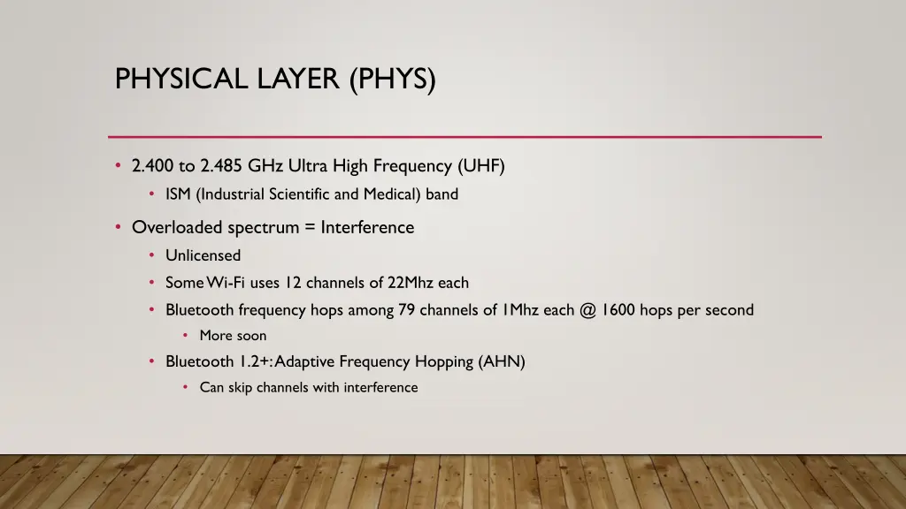 physical layer phys