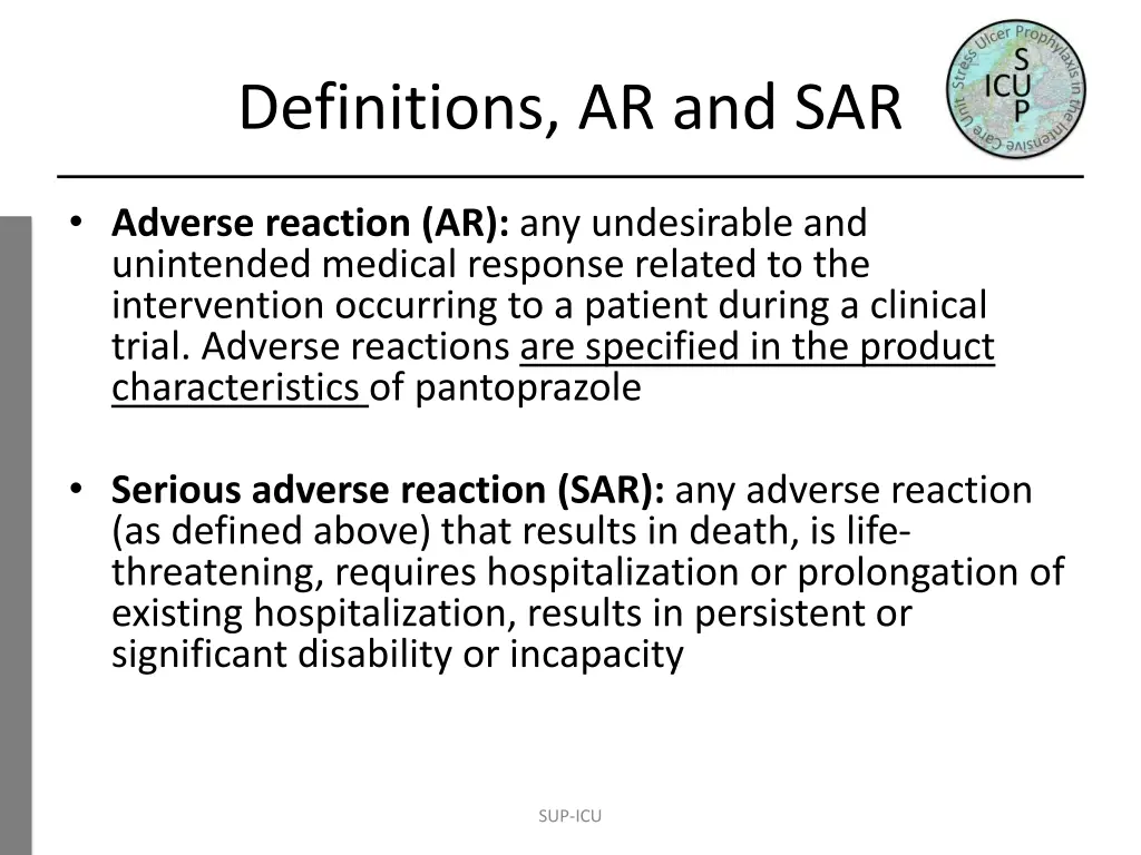 definitions ar and sar