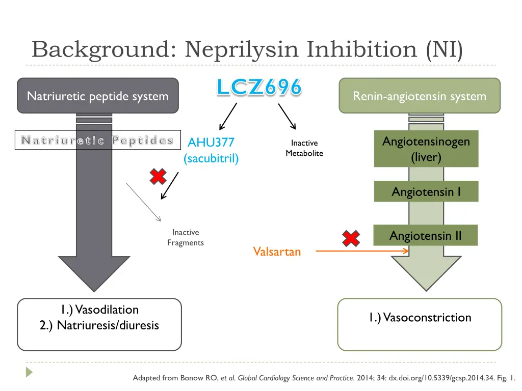 background neprilysin inhibition ni lcz696
