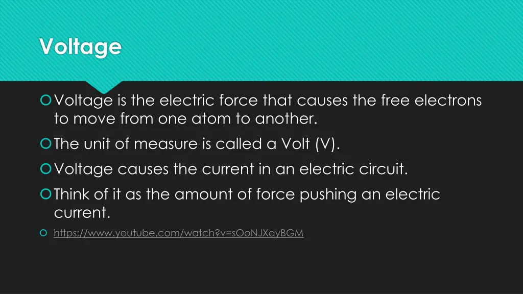 voltage