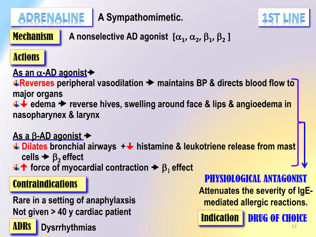a sympathomimetic