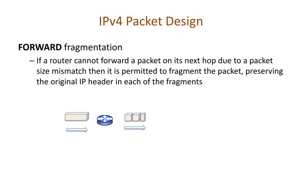 ipv4 packet design